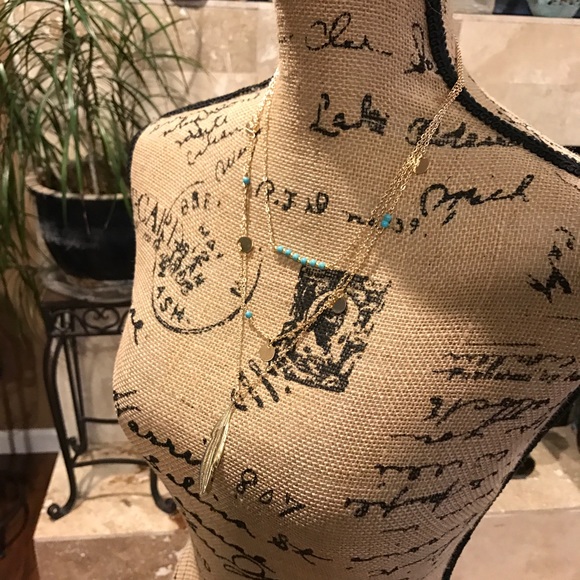 Boho tribal 3 layer necklace - Picture 3 of 7