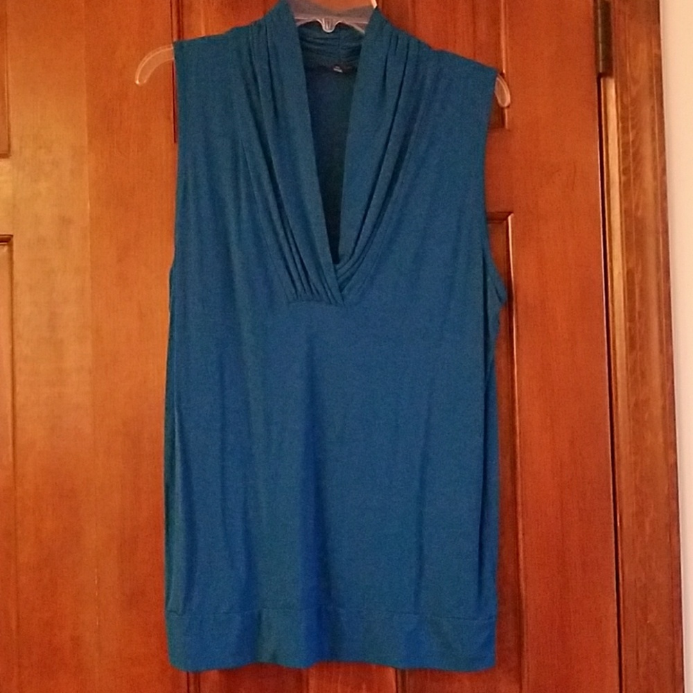 Carole Little Blue Tank Top