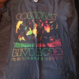 Coldplay concert tee