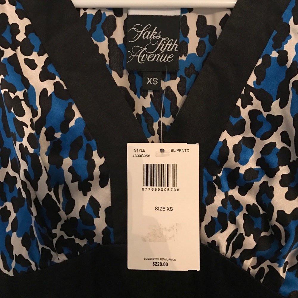 Blue multi pattern top - Picture 3 of 3