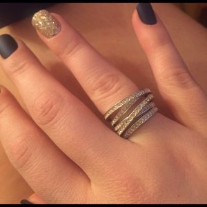 SWAROVSKI SPIRAL RING