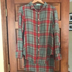 CP shades long button down