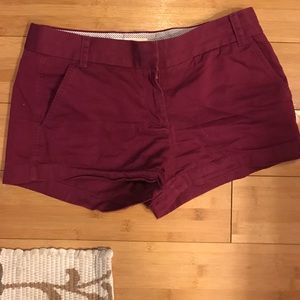 Jcrew magenta shorts. Chino, worn once.