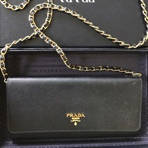 Authentic Prada clutch