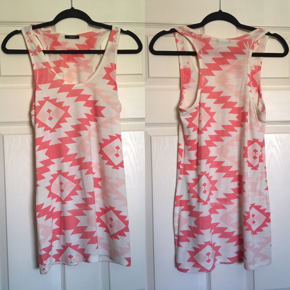 Tribal print tank top