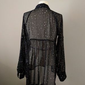 Express Tops - EXPRESS Size S: Star print blouse Express Tops - EXPRESS Size S: Star print blouse