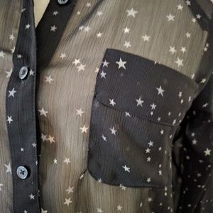 Express Tops - EXPRESS Size S: Star print blouse Express Tops - EXPRESS Size S: Star print blouse