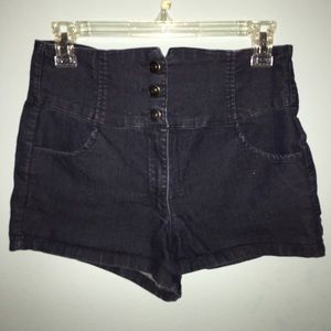 High waisted shorts