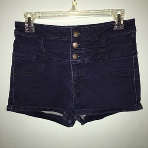 High waisted shorts