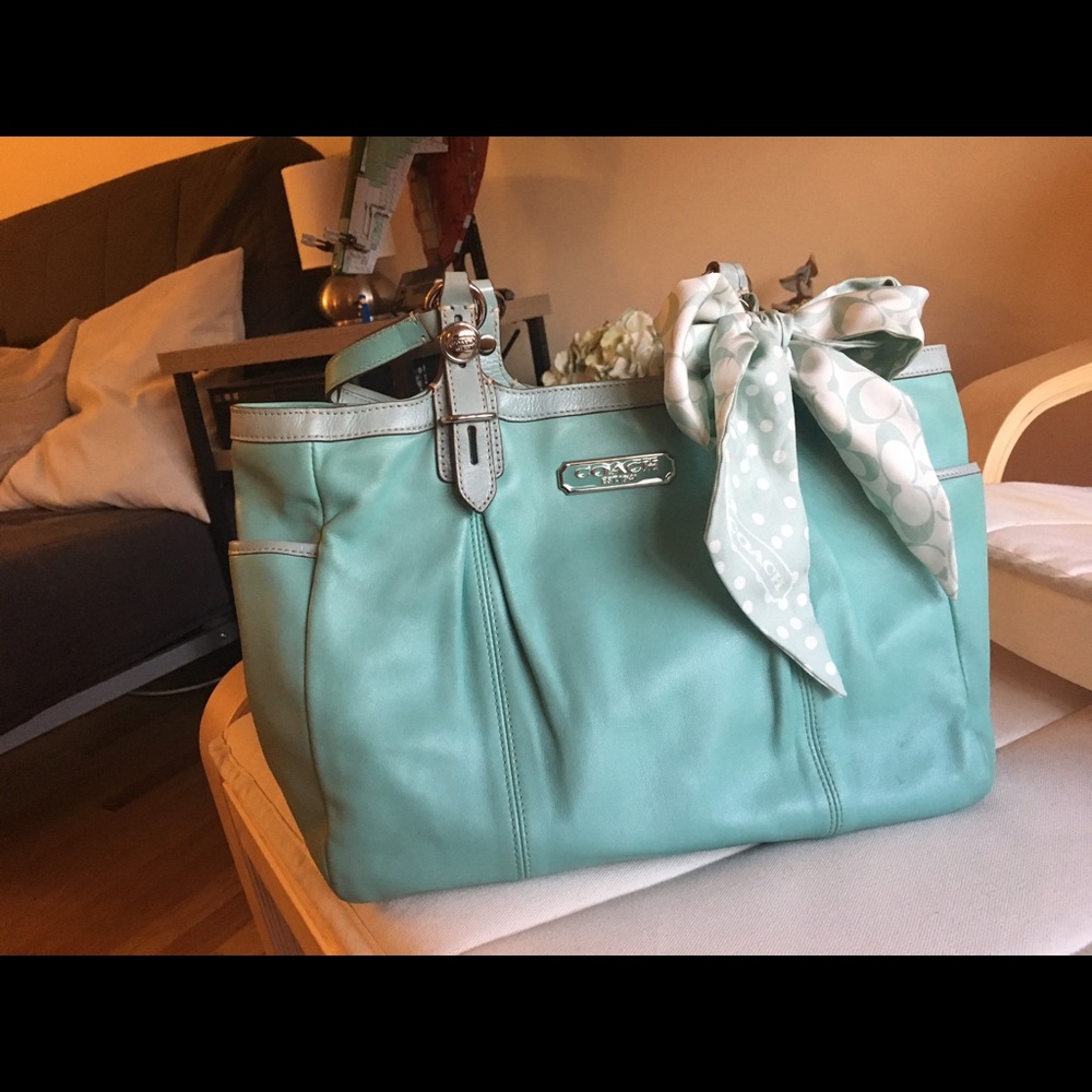 coach mint bag
