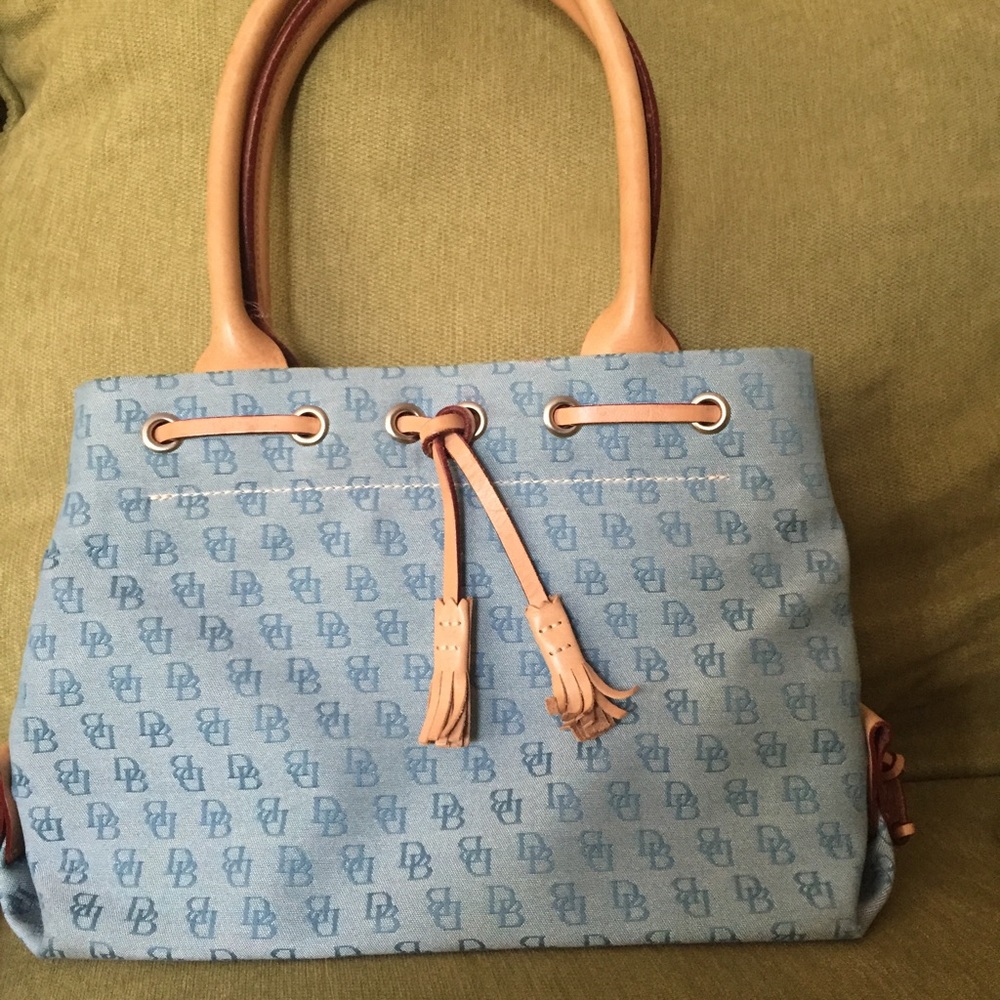 SOLD Dooney and Bourke mini tassel tote