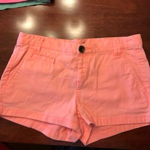 Express low rise stretch shorts