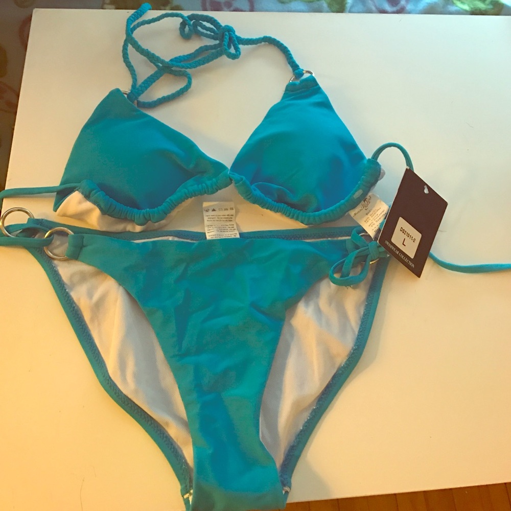 Brand New! Blue String Bikini