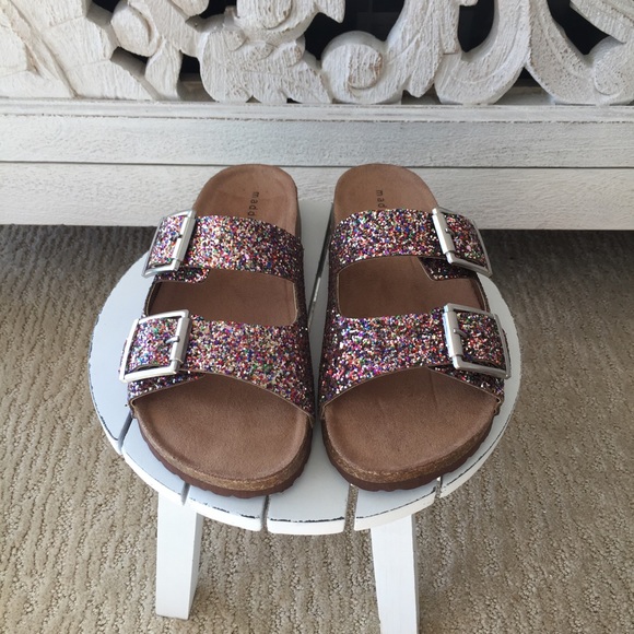 RESTOCKED - HP🎉 Steve Madden Sparkle Sandals - Picture 3 of 4