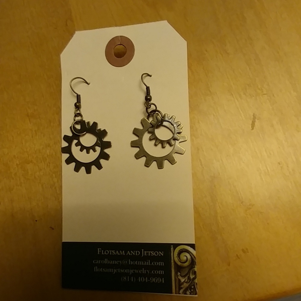 Steampunk earrings