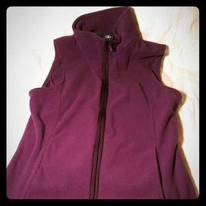 Purple Fleece Vest