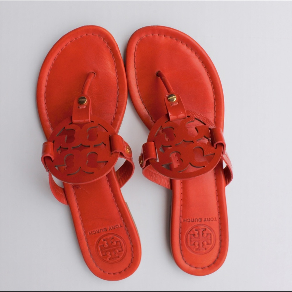 Tory Burch Miller Sandal Poppy Red