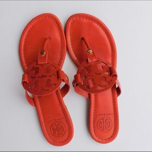 Tory Burch Miller Sandal Poppy Red