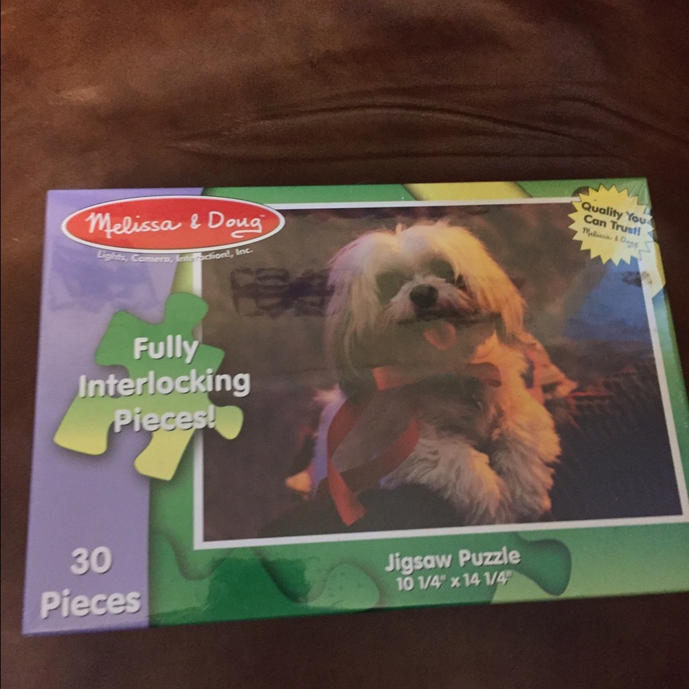 New still sealed box Melissa and Doug Puzzle
