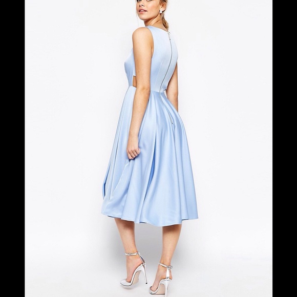 Luca Cut Out Midi Full Skirt Dress - Picture 4 of 8