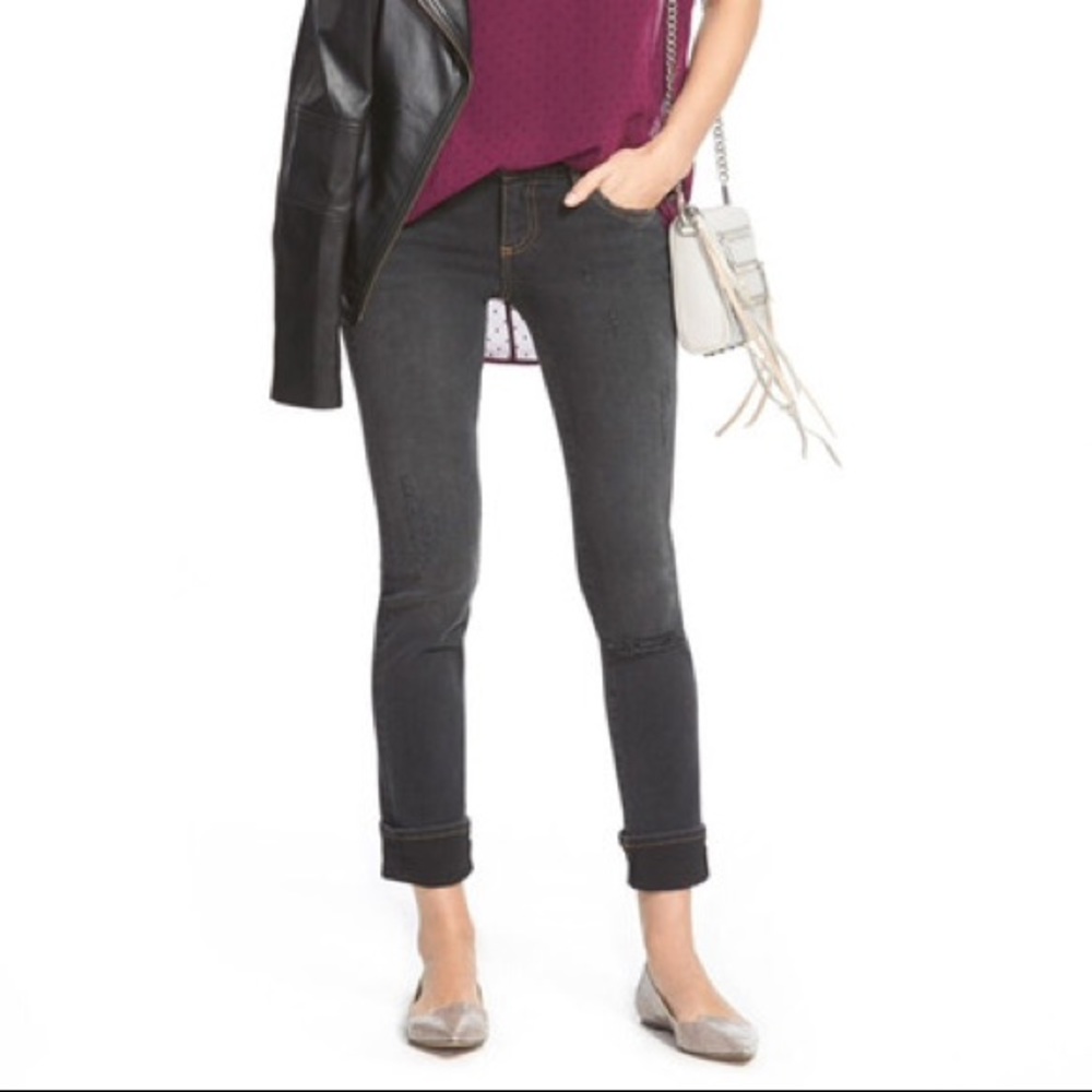 Kut 'Catherine' Distressed Stretch Boyfriend Jeans