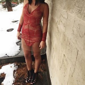 For Love & Lemons lace dress