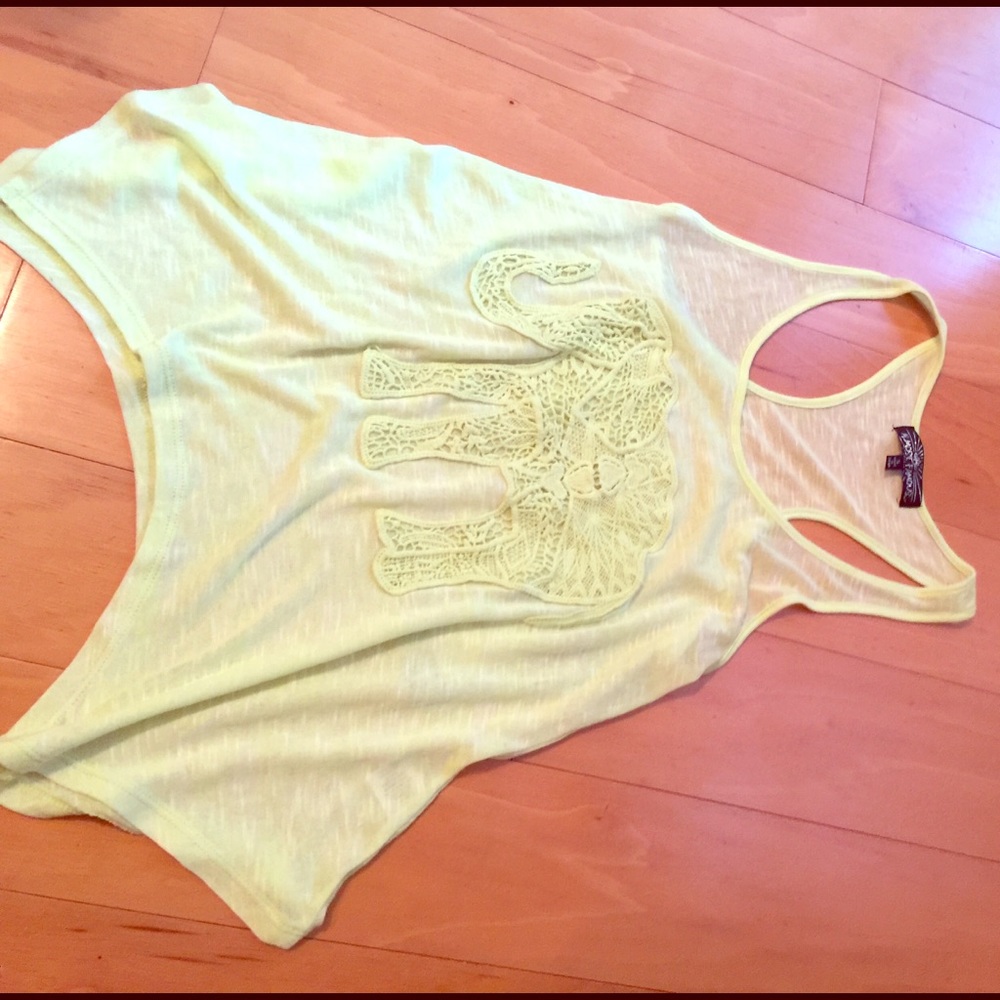 Racer back tank top
