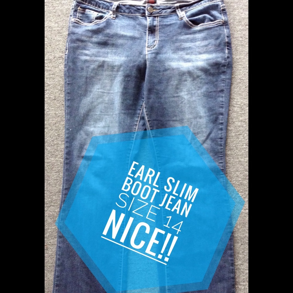 Earl Slim Boot Jeans Size 14.... Very Nice!!!!