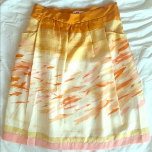 Beautiful Silk Orange Fish Skirt!