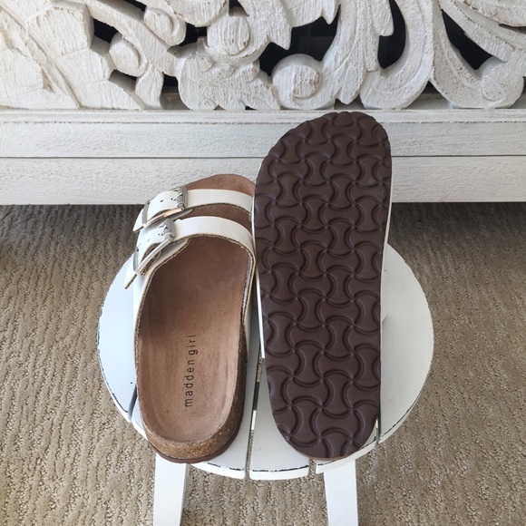 Steve Madden White Birkenstocks - Picture 4 of 4