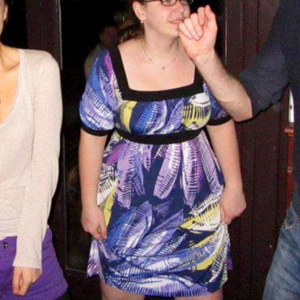 Max and Cleo Print Dress - size 12