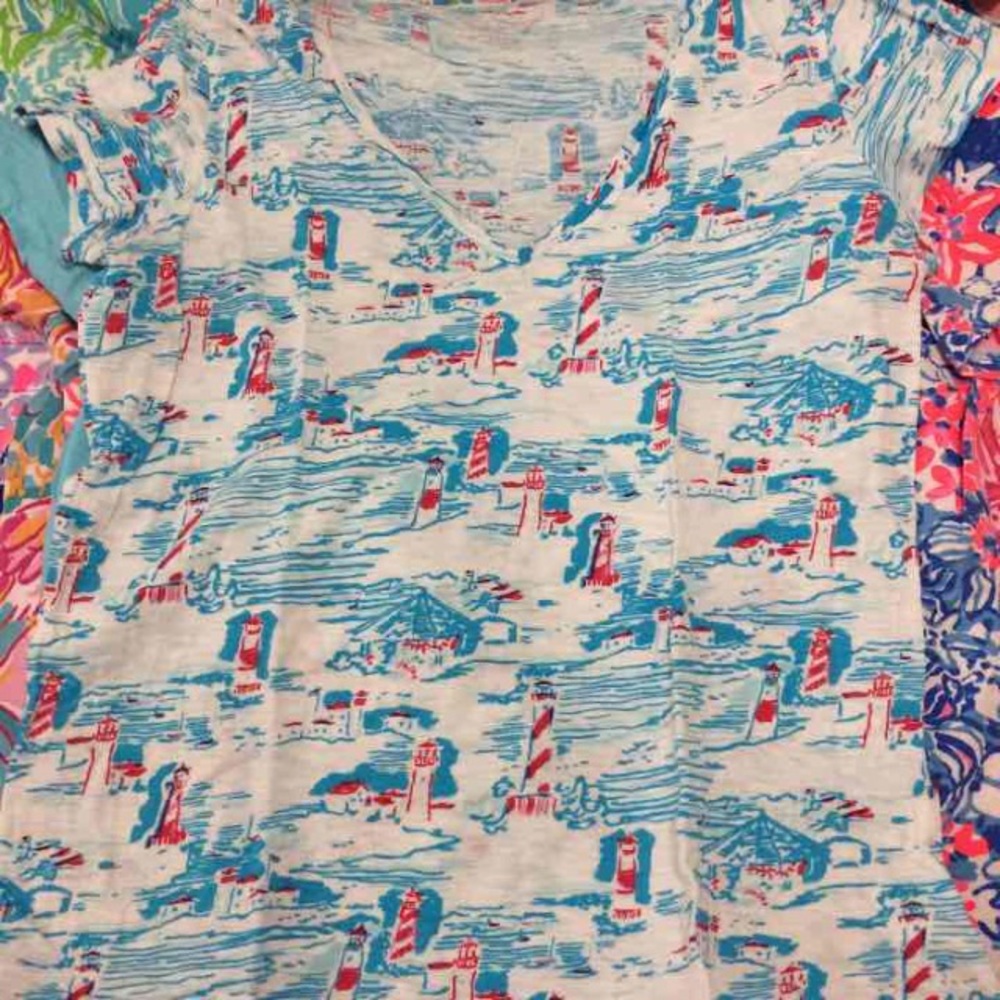 sz. L Lilly Pulitzer Michele top