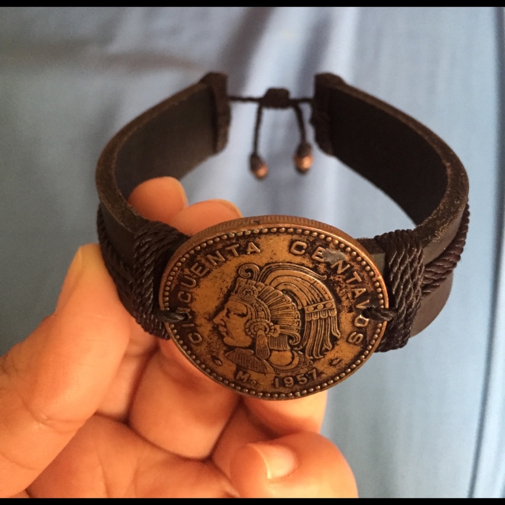 Leather bracelet