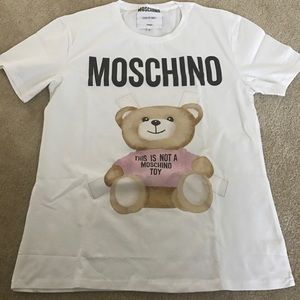 MOSCHINO pink bear shirt