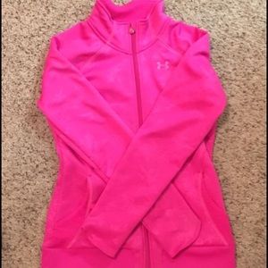 Pink Women's Under Armour ColdGear Jacket
