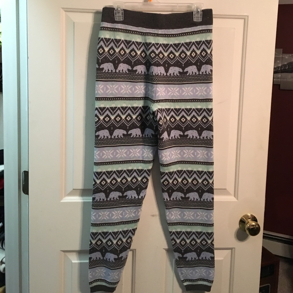Print sweater leggings