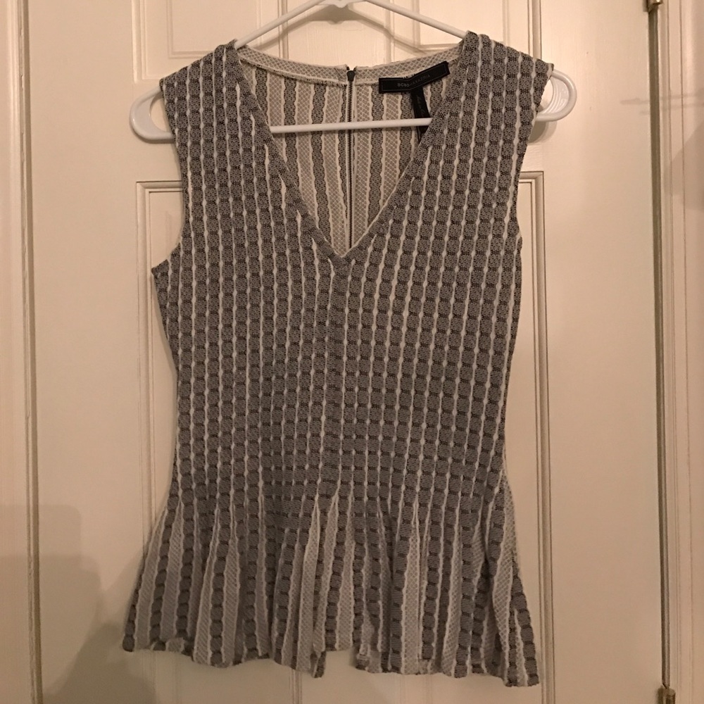 Bcbg peplum top size xs