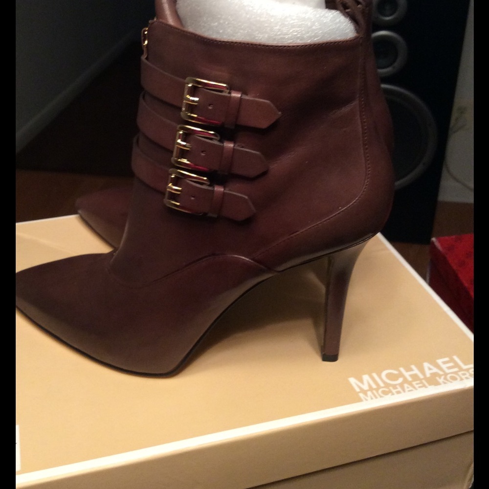 Brown MK Booties