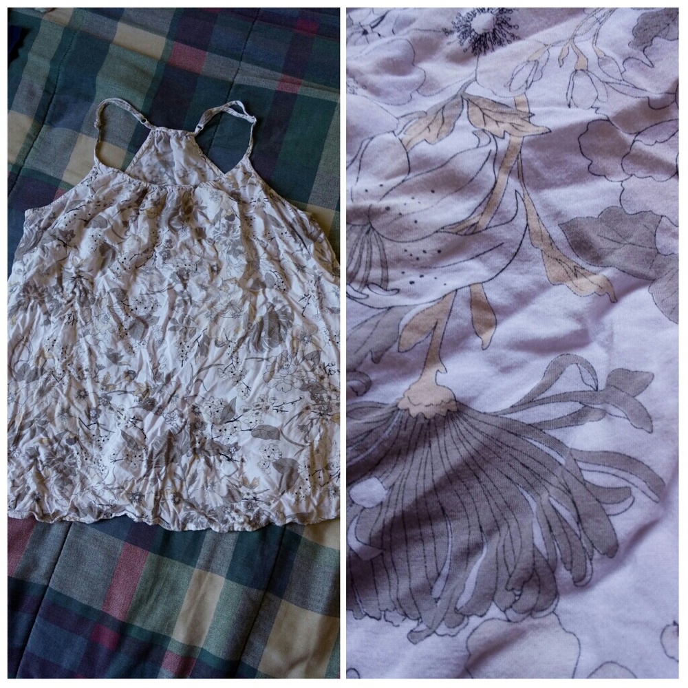 Cute Floral Spaghetti Strap Tank Top *BUNDLE ONLY*