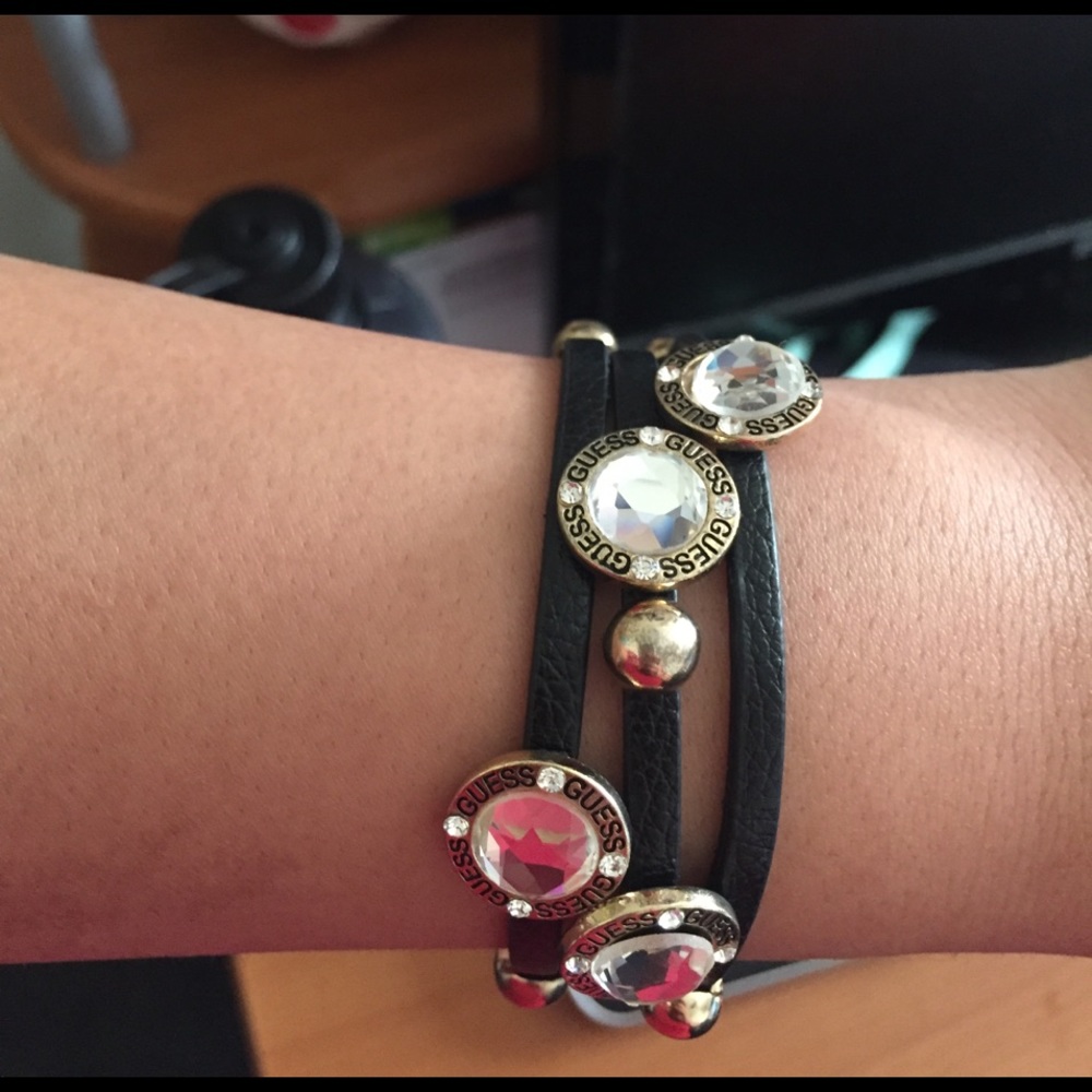 Guess leather bracelet