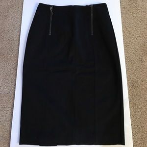 Alexander McQueen Black Pencil Skirt