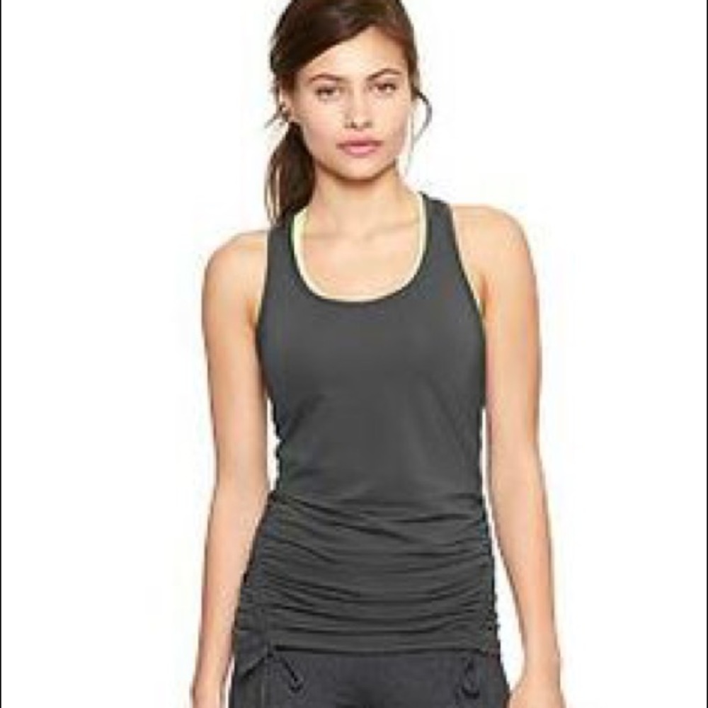 Gap fit grey activewear tank