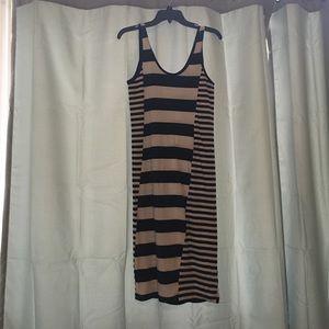 French Connection size 10 navy/white dress