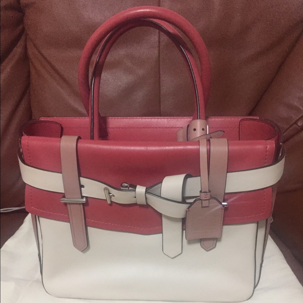 Reed Karkoff tri-color boxer tote
