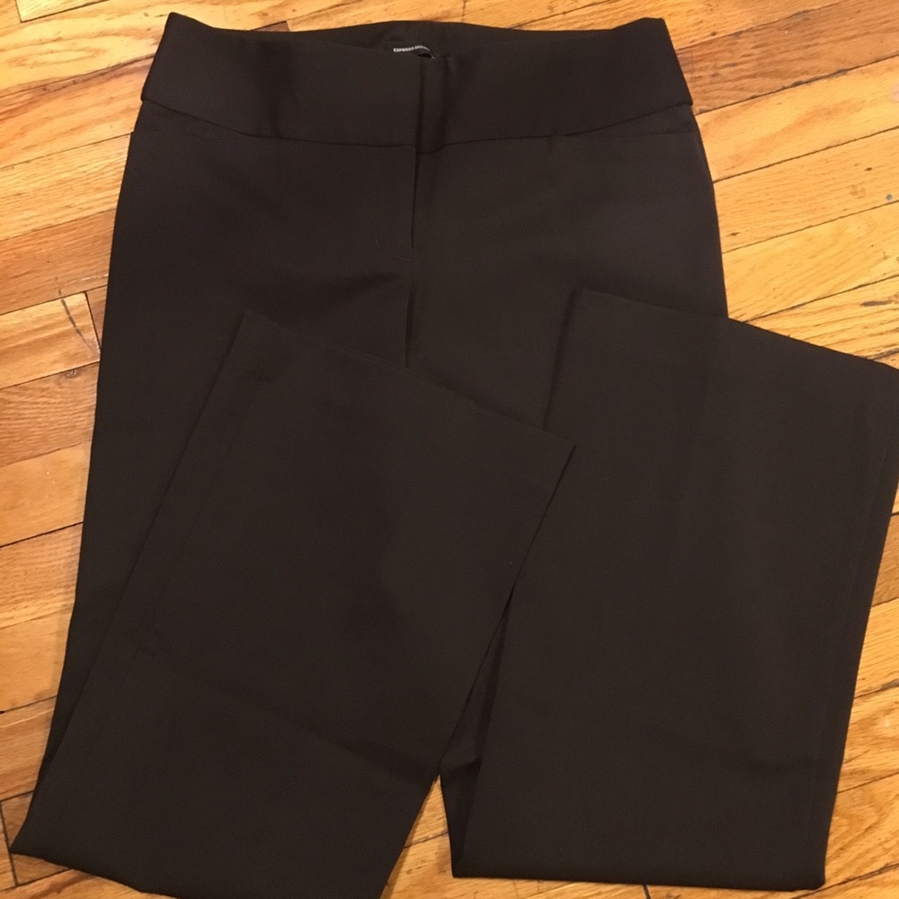 Dark brown Express Editor pants