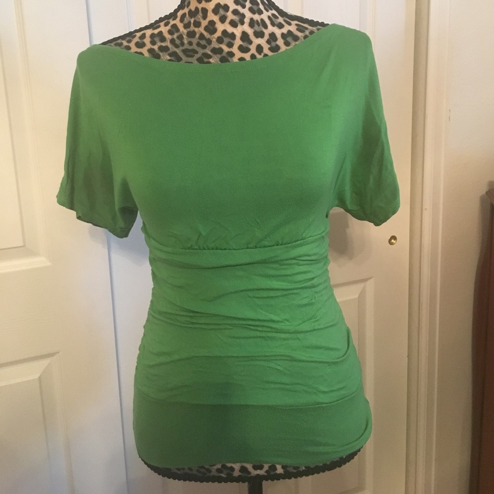 Green cotton top