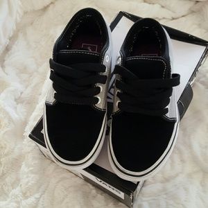 Black and Gray Low Cut Vans