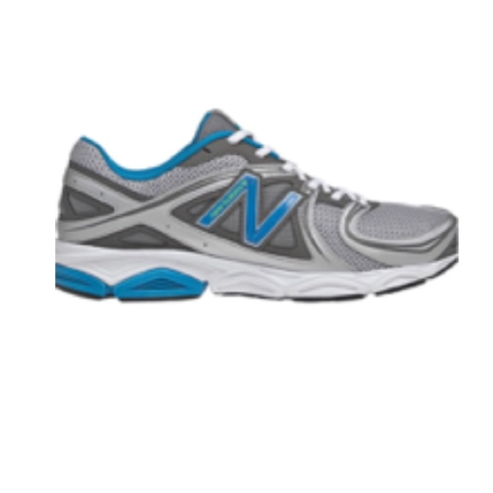 🆕 NEW BALANCE 580V3 - M580GB3 - Silver with Blue - Picture 2 of 6
