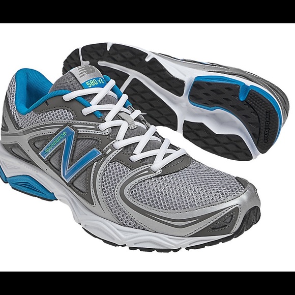 🆕 NEW BALANCE 580V3 - M580GB3 - Silver with Blue - Picture 6 of 6