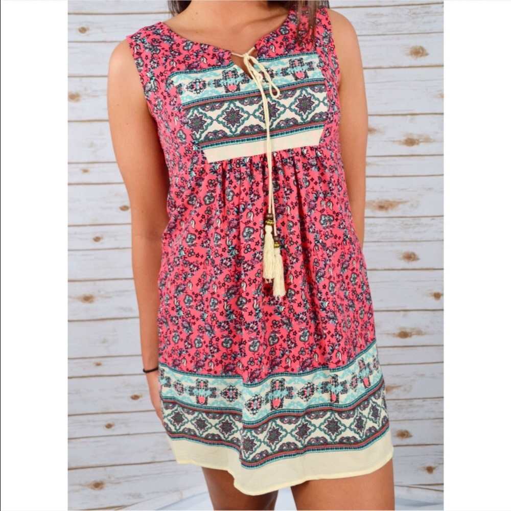 🌸 Colorful Tribal Dress 🌸
